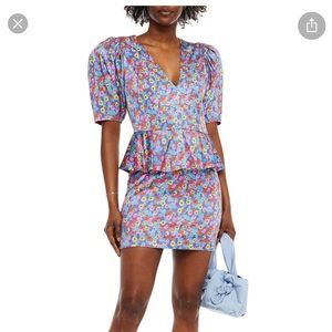 ROTATE BIRGER CHRISTENSEN
Mindy Gathered Floral-print dress